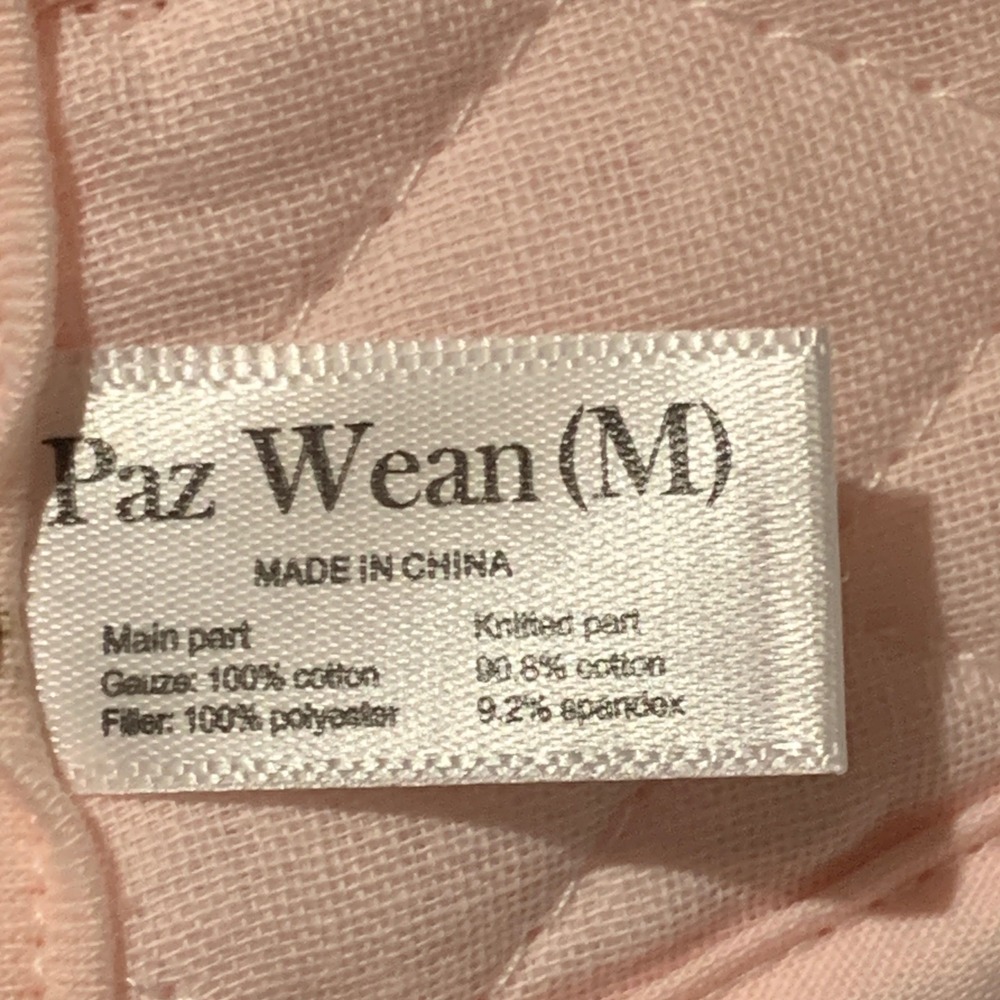 Paz Wean Postpartum Belly Band Women Medium Pink C-Section Hernia Support Wrap